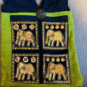 Sequined Thai purse
